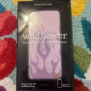 Wildflower Purple Flame iPhoneX/Xs Case